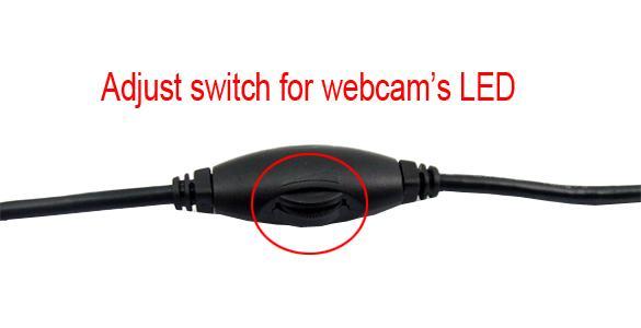 Pixel USB 6 LED Web Camera Mic Webcam For Laptop PC  