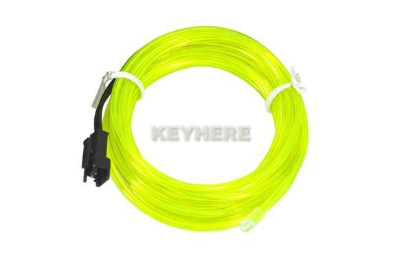Flexible Neon Light Glow EL Wire Rope Tube Car Party 3M Fluorescent 